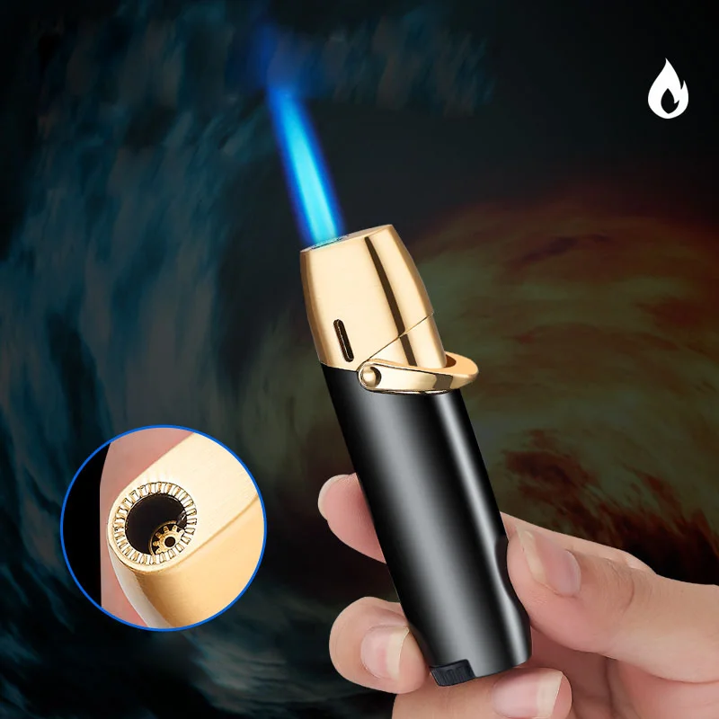 Debang Slide Lighter Gas Butano Jet Torch Cigar Wind Proof Lighter