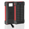 F5 solar powered wireless charging power bank-red