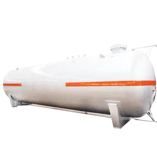 Nigeria 20 Tons Storage tank Manufacturer Price Station Fiber Glass 5000 Liter lpg Tanks for Ghana