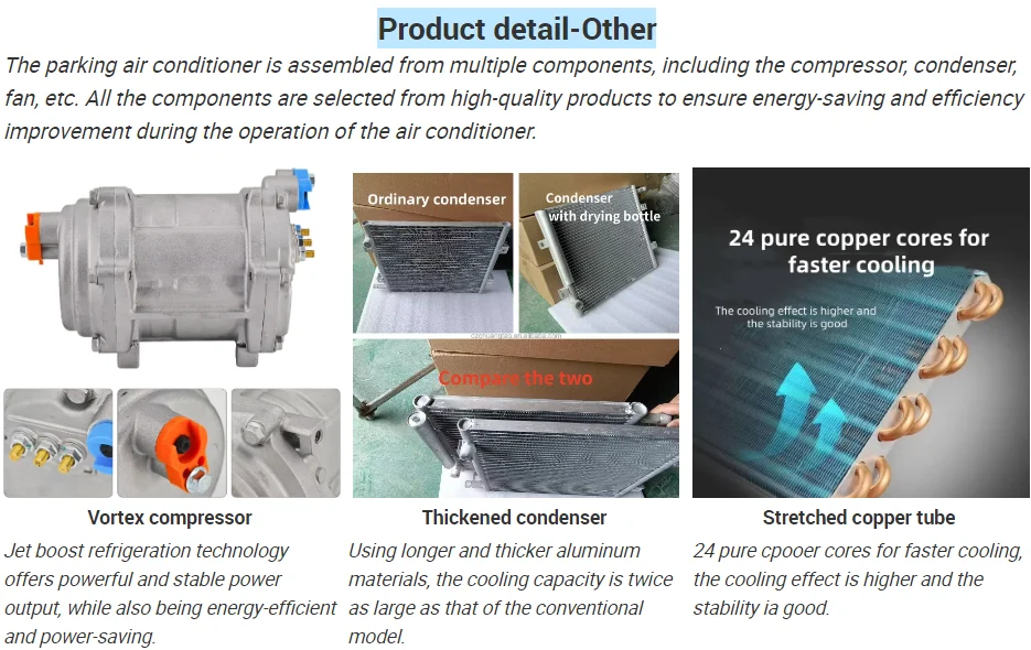 Truck Roof Air Conditioner, 12v/24v, R410a - detail 28