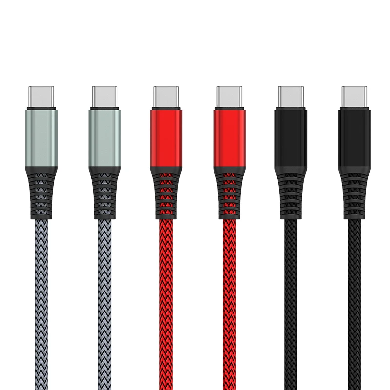 10000 Bending test 100w Computer Laptop Charger Cable Type c to Type c Pd Charging Usb Cables