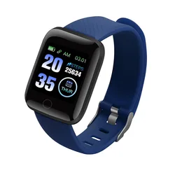 Large Screen Pedometer Heart rate IP67 Waterproof 116plus Sport Smart Watch Bracelet fitness watch smart students watch