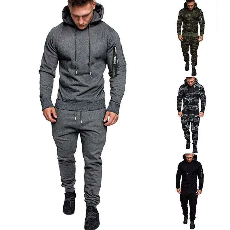 Custom Black Bandana 2 Piece Jogging Suits - 2 Piece Jogging Suits