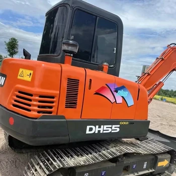 5 Ton Excavator Second Hand Doosan DH55 Excavator In Low Price Used Doosan DH55 DX55 Excavator With Almost New Condition