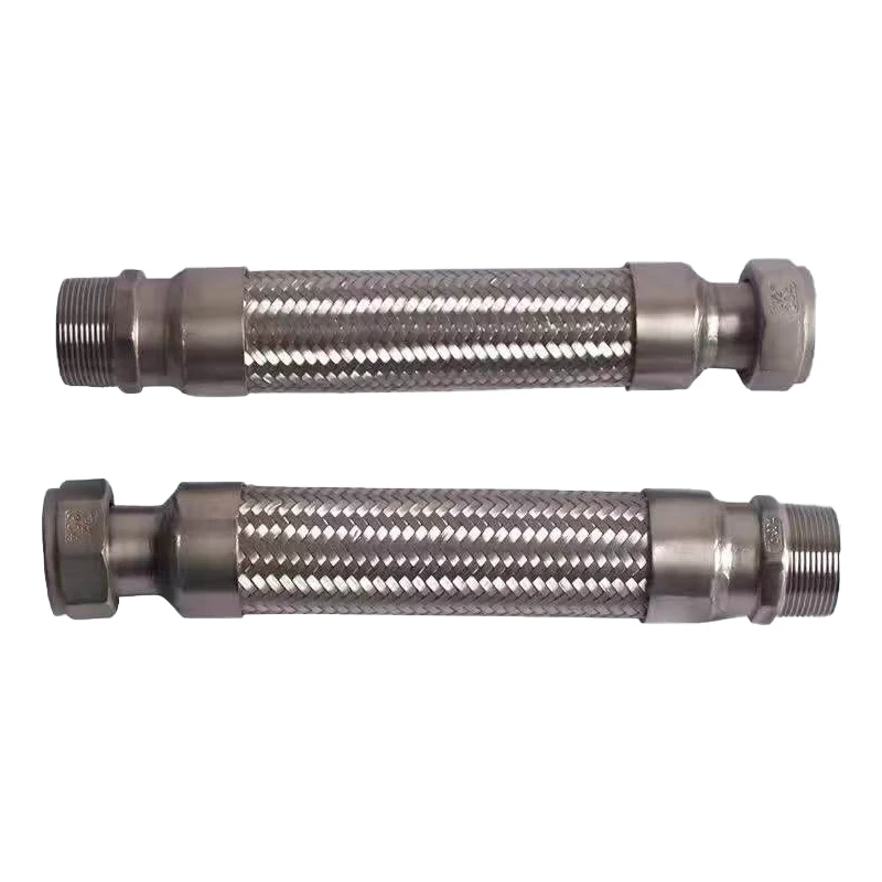 Customizable 304 Stainless Steel Metal Threaded Bellows Competitive Price Steam Braided Pipe Rubber Hoses Looper Nut Cutting