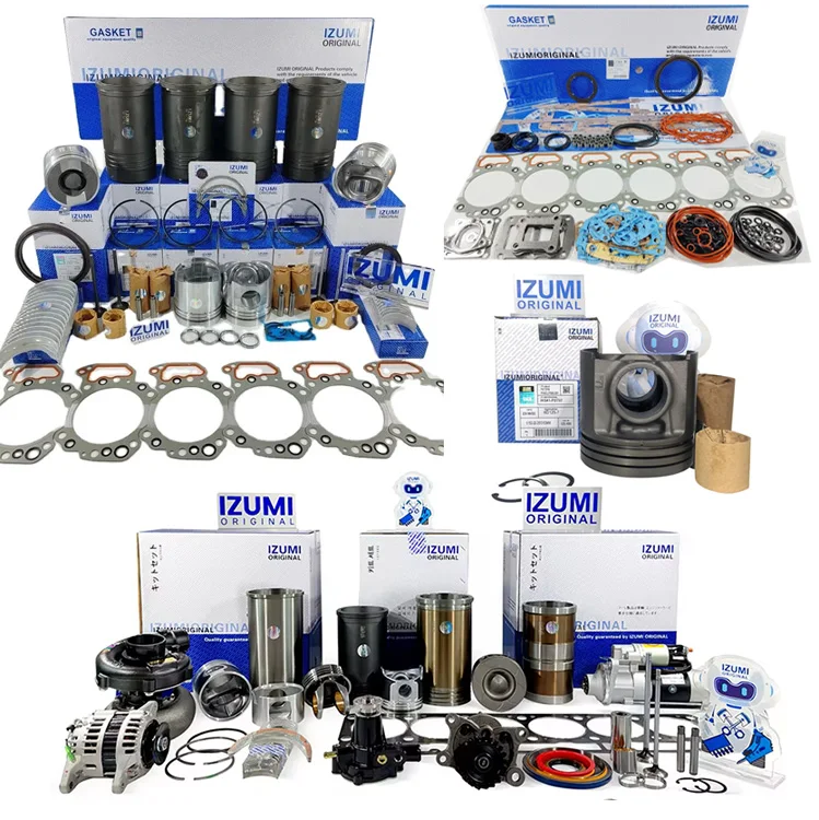 IZUMI ORIGINAL 4BT 6CT 6BT 6BT5.9 M11 QSM11 QSK60 QSK23 QSK25 N14 ISX15 QSX15 KTA19 Overhaul Kit Engine Parts For CUMMINS