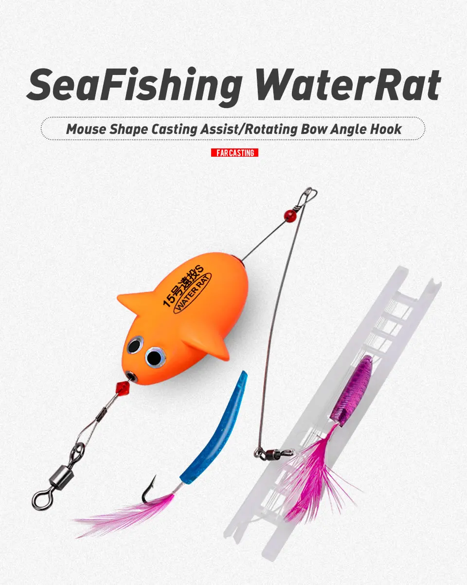 3516 Casting Water Rat Fishing Lures