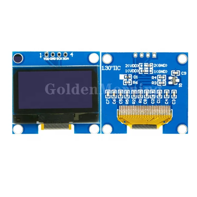 Display OLED 1.3 Pollici 128x64 Pixel - Compatibile Con Arduino | Bianco, I2C - Foto 6