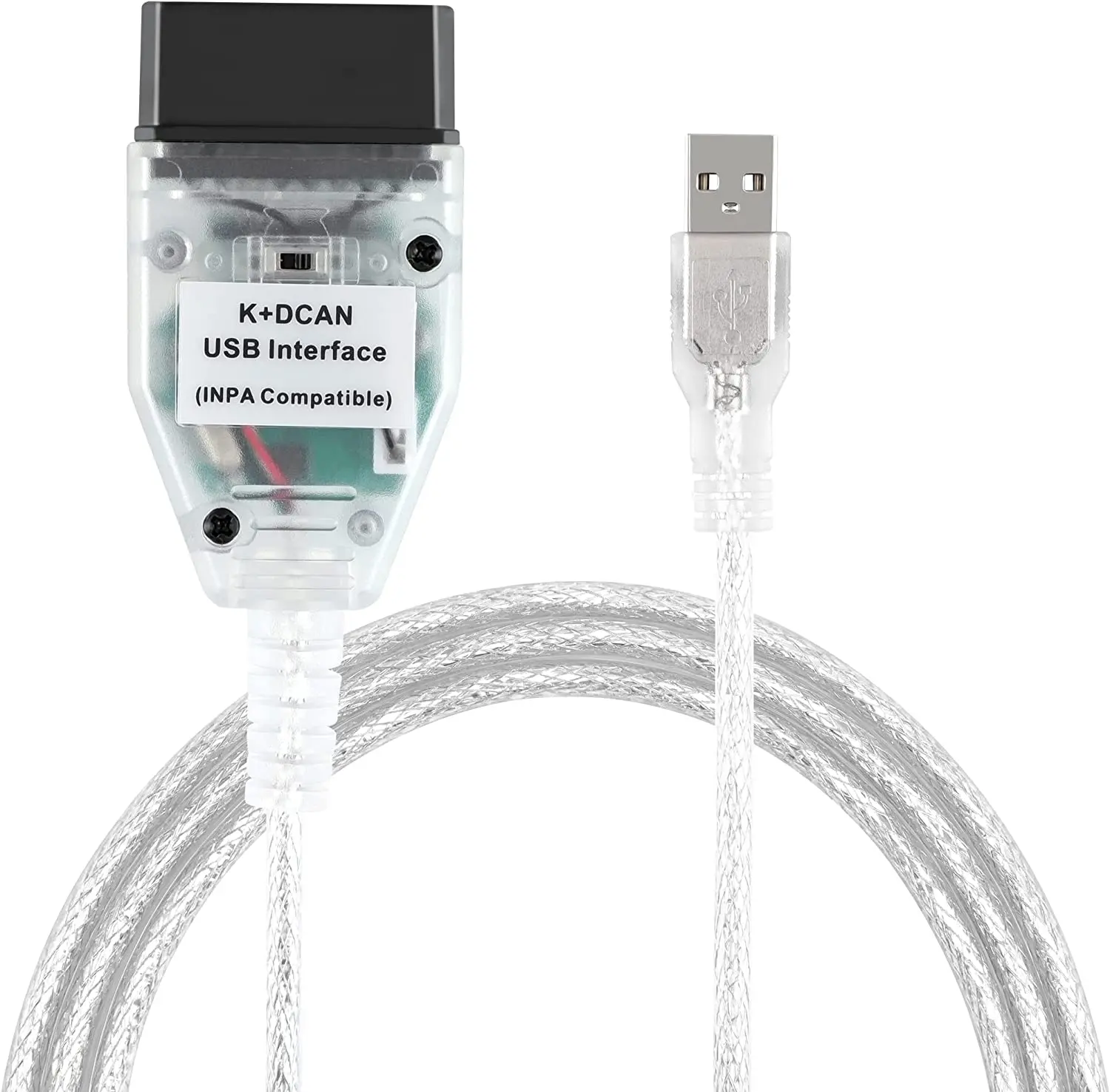 Updated 16 Pin OBD2 Adapter Cable Flexible Male Female Waterproof Splitter for Any OBD2 Car for Electronic Automobile