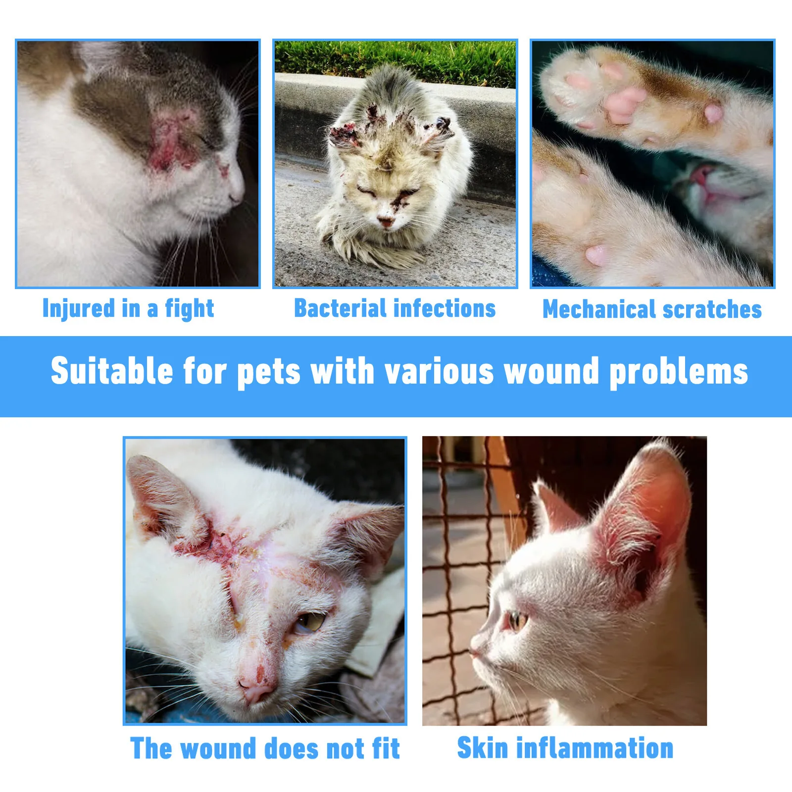 Yegbong Pet Wound Care Spray Relieves Itching And Itching Of Cat And ...