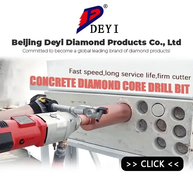 product deyi 102mm wet drill core bits self drilling tools for hard cement concrete brick  reinforced concrete customizable oem support-14