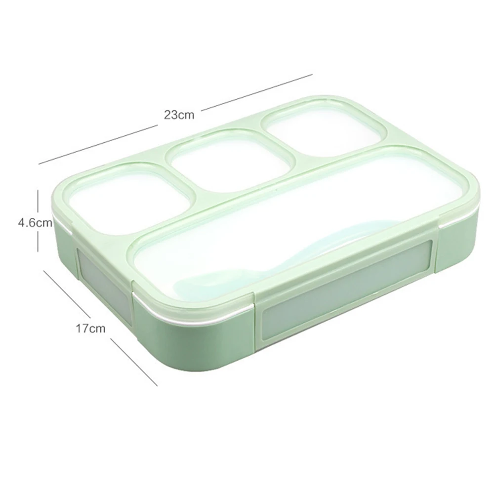 4 Compartment Bento Lunch Box For Kids Lunch Bento Box For Adults With ...