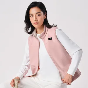 Pelliot New Stylish Outdoor Women's Classic Fit Sleeveless Full-Zip Polar Soft Fleece Vest Warm