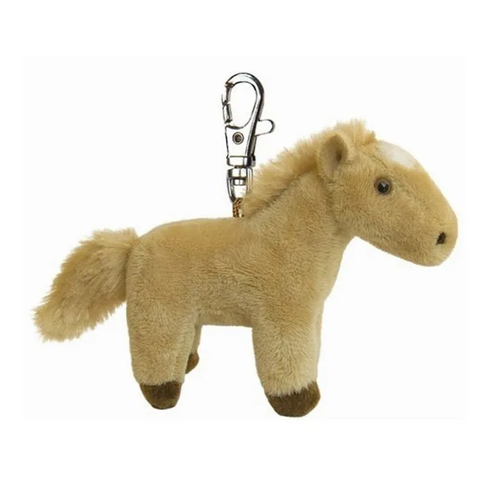 plush horse keyring