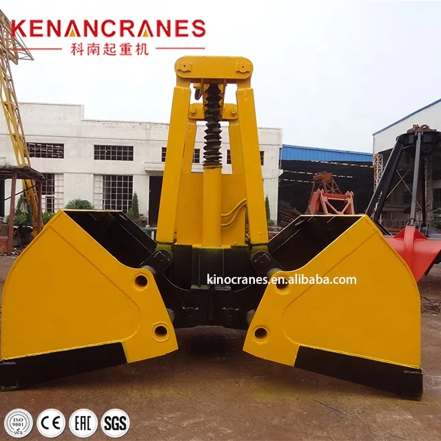 CE ISO Remote Control Bulk Carrier Material Handling Electro Hydraulic Clamshell Grab Bucket for Ship Crane
