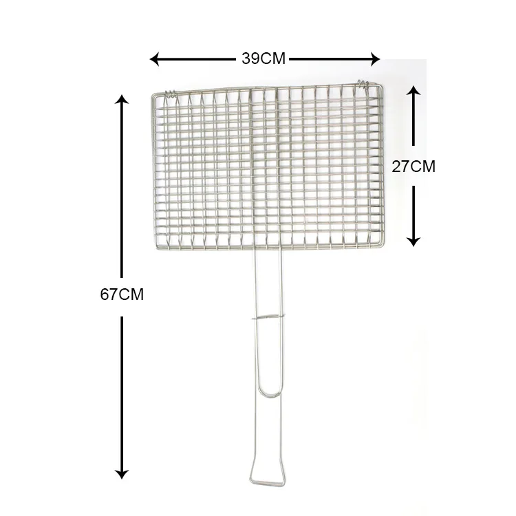 Bbq Grilling Fish Rack Barbecue Tool Fish Grill Net Burger Chicken Fish