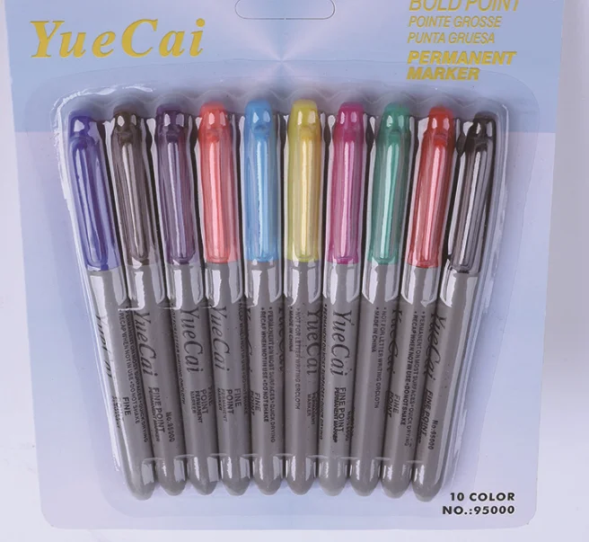 12 Colors Sharpie Fine Point Permanent Marker Pen for Students or Office