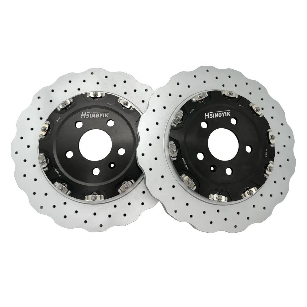 Great Performance Floating Brake Rotor Floating Disc for Audi Rear Rotor 356mm X22 A6 Rs6 Quattro A7 RS7 Quattro
