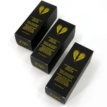 2021 Customized Luxury Logo Black Folding Carton CMYK Offset Printing Paper Box Cosmetics Product Packaging Boxes