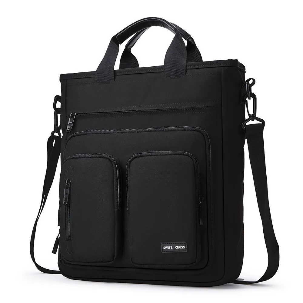 Multi-function briefcase shoulder crossbody bag backpack for laptop business outdoor