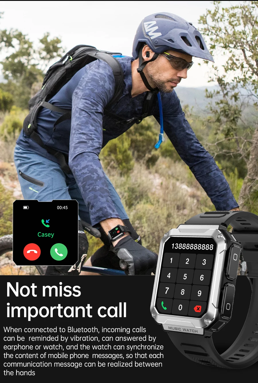 Smart Watch 2024 VT93 Local Music Wireless Earbuds Watch 1.96"IPS Touch Screen HRS3605 Global Skin BP SPO2 Heart Rate Wristwatch