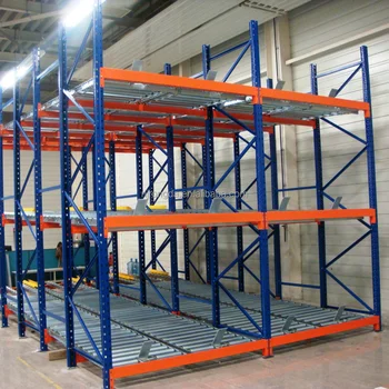 China High-quality Heavy Duty Warehouse Shelving Gravity Carton Flow Roller Racking