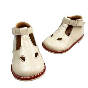 Custom Leather Unisex Toddler Classic Leisure Sandals 100% Genuine Cow Leather Shoes