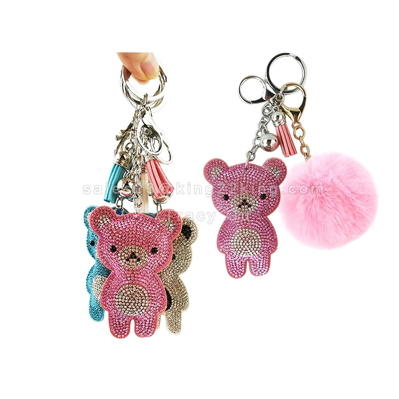 Lu Bling Bear Keychain — Unique Vibes Boutique