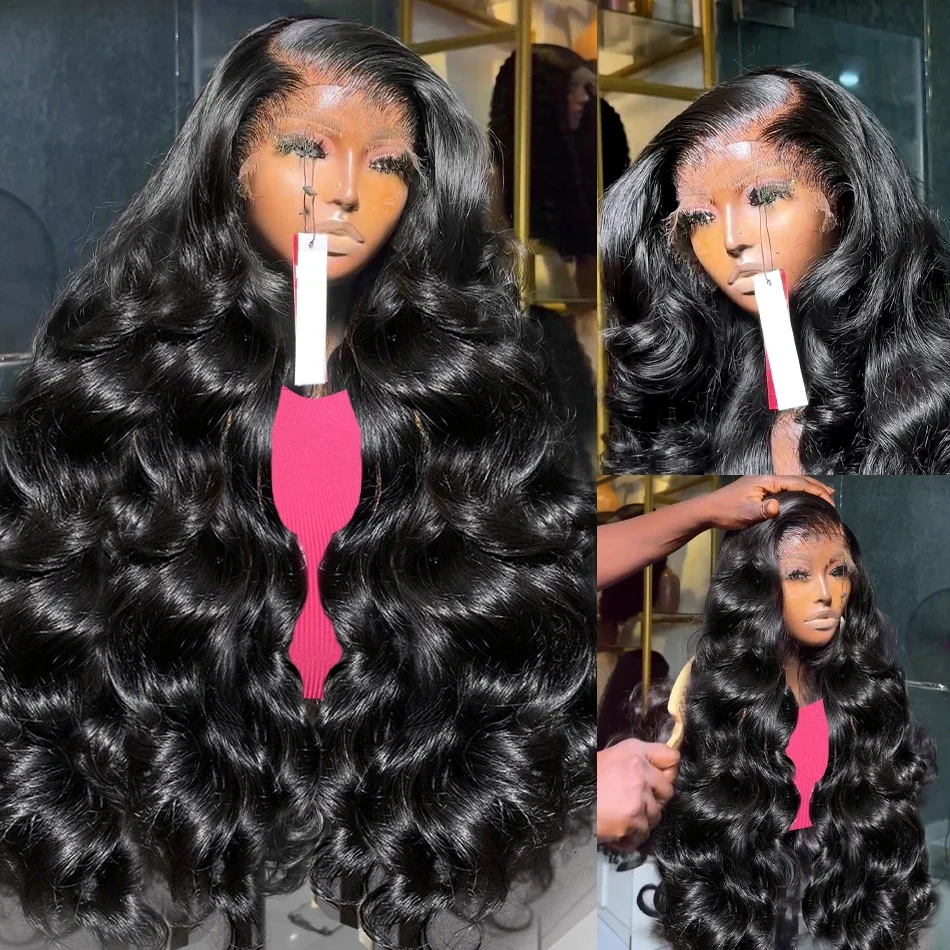 30 32 inch Body Wave Lace Front Menselijk Haar Pruiken 13x4 HD Transparante Frontale Pruik Braziliaanse Water Wave Pruiken Menselijk Haar Voor Vrouwen_voghion.com