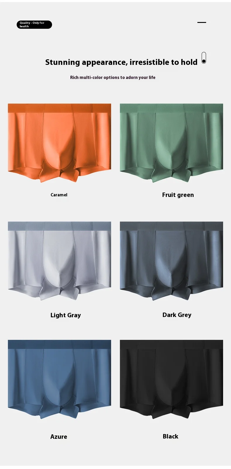 New Arrival Men's Underwear Breathable  Antibacterial Modal Men's Boxer Briefs Modal Men's Underpants Custom OEM Supplier
