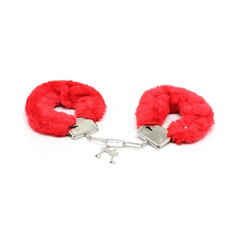 Sex-Bondage Metall-Plsch-Handschellen Sexspielzeug Plsch-Handschellen Sex-Bondage Metall-Plsch-Handschellen Sexspielzeug Plsch-Handschellen