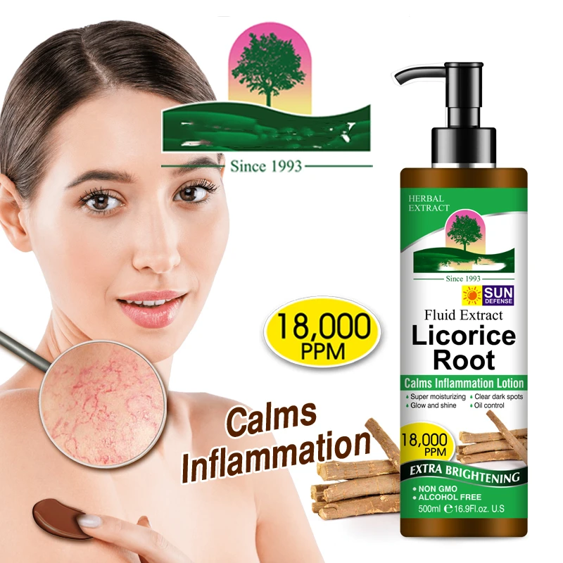 Korean Beauty Cosmetic Fluid Extract Licorice Root Calm Inflammation