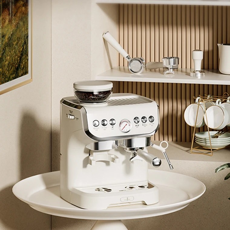Foshan Electrical Appliances Coffee Maker Machine Automatic Commercial Expresso Machine With Coffee Grinder