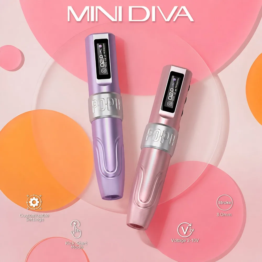 Wholesale Mini Diva Wireless Tattoo Machine - Lightweight PMU
