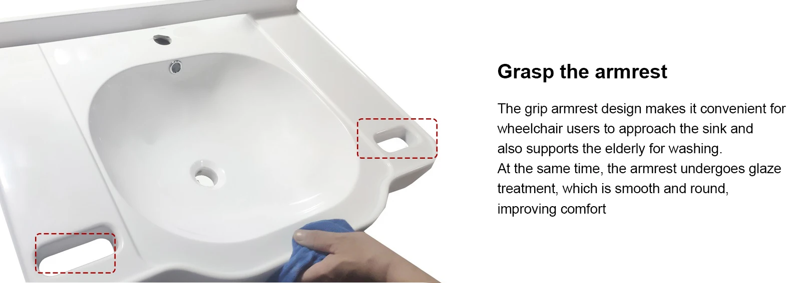 Bathroom for Disabled - Accessible Wash Basins by ORTONBATH