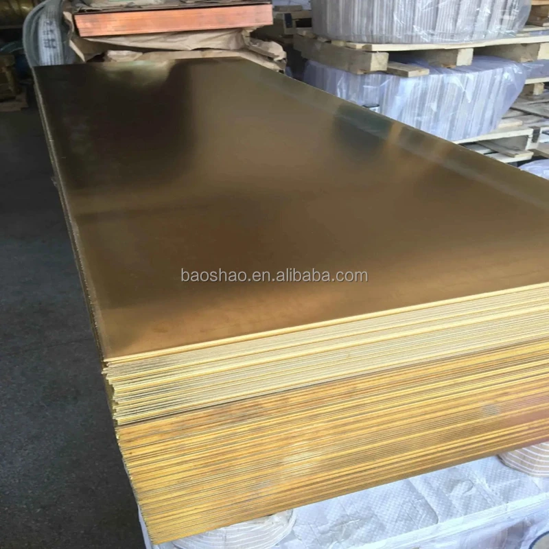 C68700 C86300 Cuzn40al2 Cuzn20al2 Cuzn19al6 Alloy Brass Copper Sheet