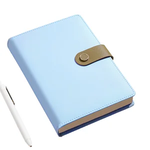 Waterproof A5 Hardcover Diary Journal Planners 100 Sheets Stationery Notepad in Leather Cover for School Use