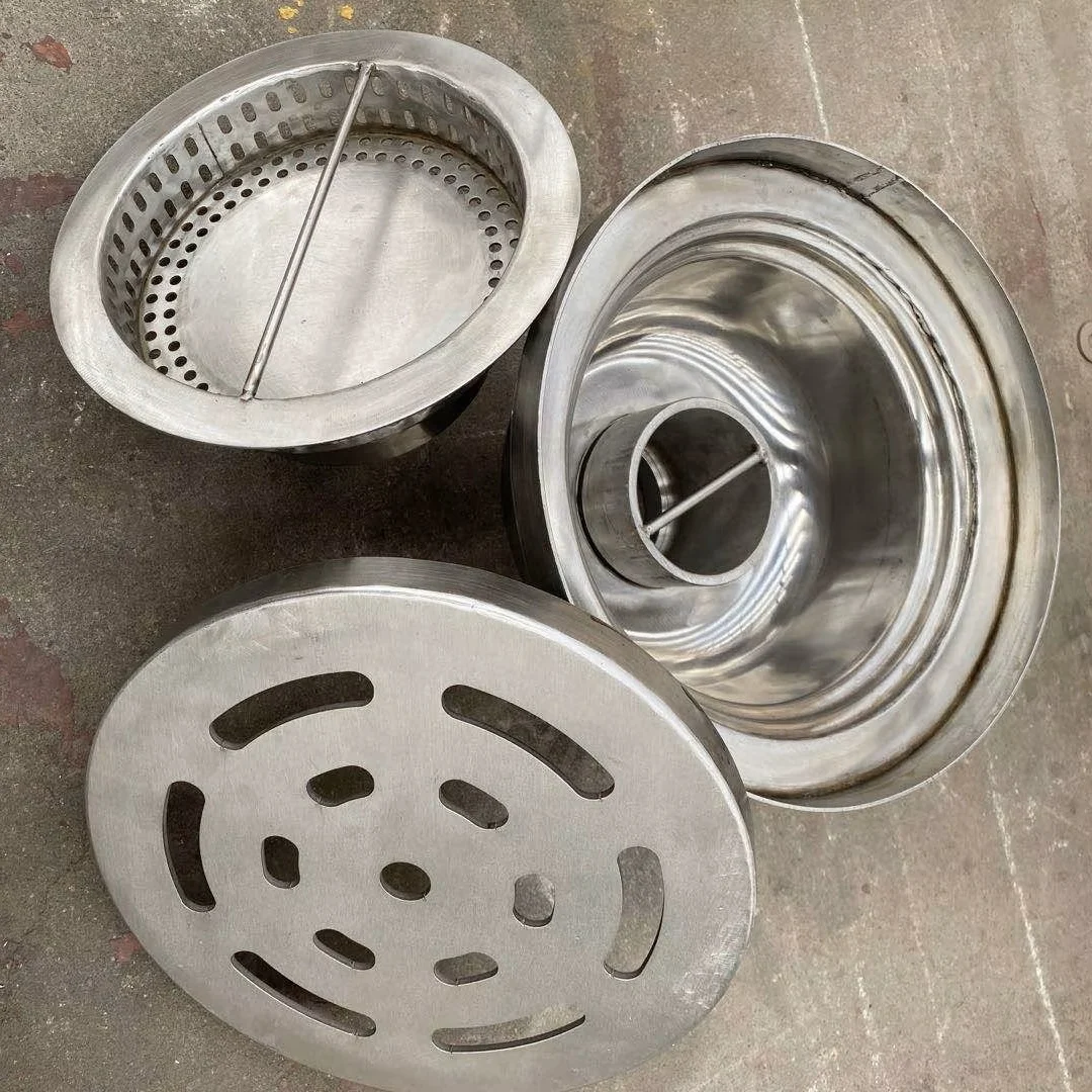 Heavy duty stainless steel floor drains for manufacturing industries and slaughterhouses