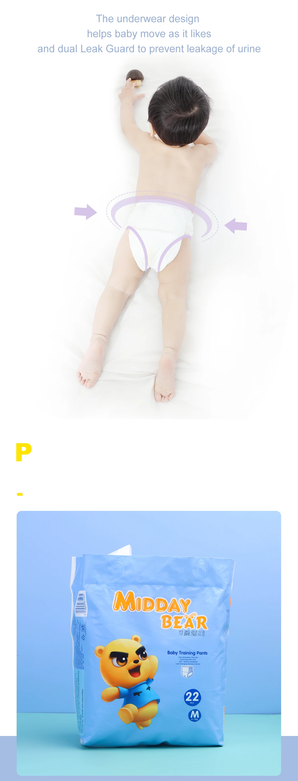 Good Quality Newborn Super Absorption Diapers Wholesale Disposable Baby Diaper Manufacturing