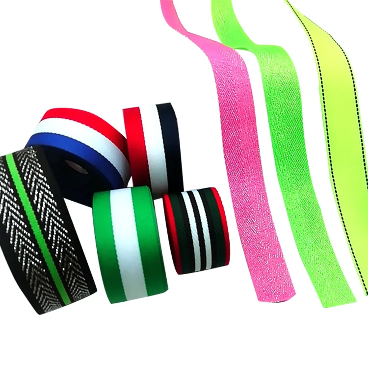 1 Inch Width Black Custom Polyester Nylon Strap Heavy Ribbon Belt Nylon ...