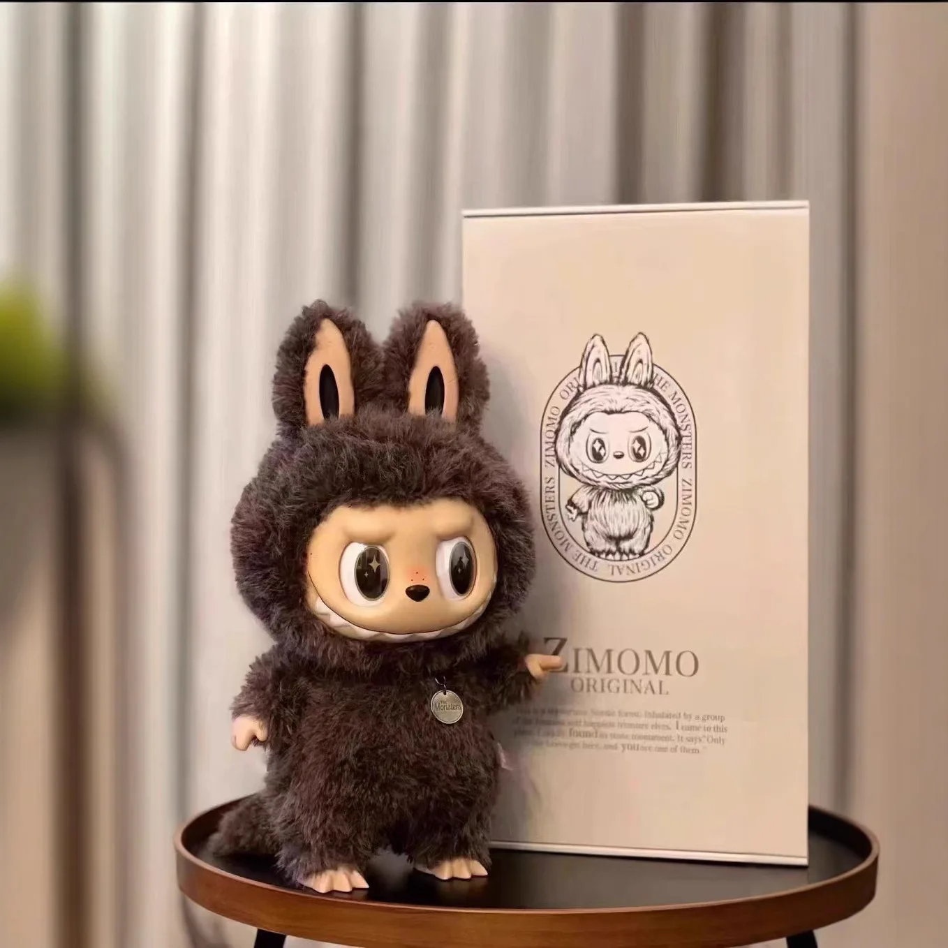 ZIMOMO Labubu Face Modified Super Soft Vinyl Plush Doll