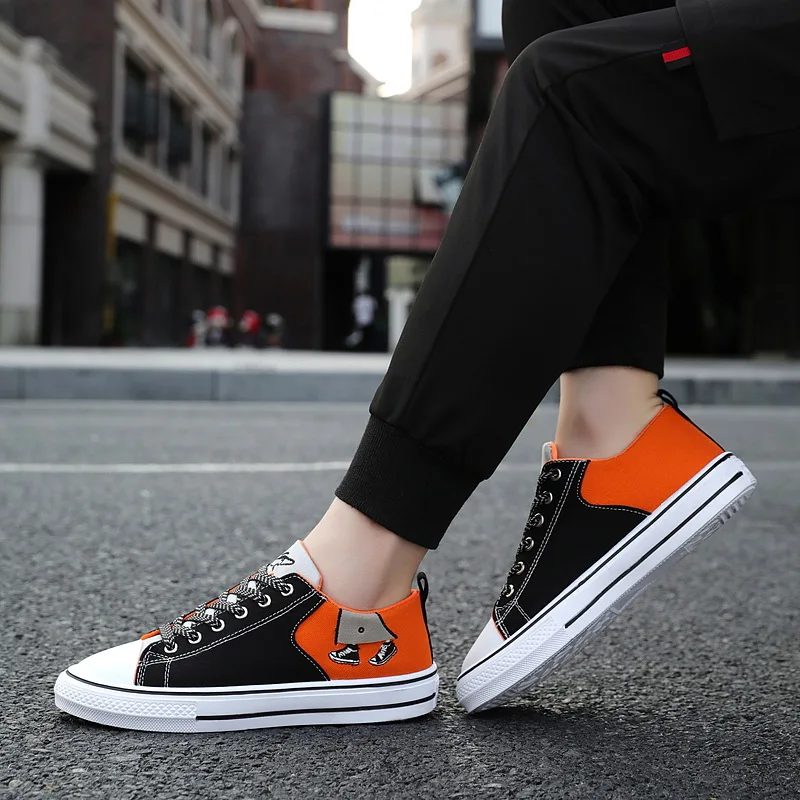 Оптовая продажа, новая модная повседневная мужская холщовая обувь, Лидер продаж, спортивная обувь для бега