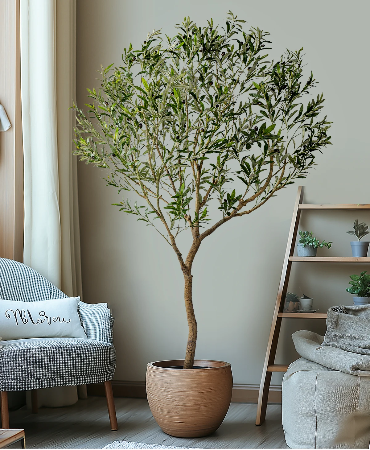product artificial plants olive trees garden decoration high quality 2meters large home decor olive tree-3