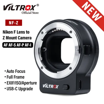 VILTROX NF-Z Adapter for Nikon Z Camera Mount Adapter Auto Focus Full Frame Lens Adapter Untuk Nikon Z6II Z7 Z50 Z30 Z9 ZFC detail image