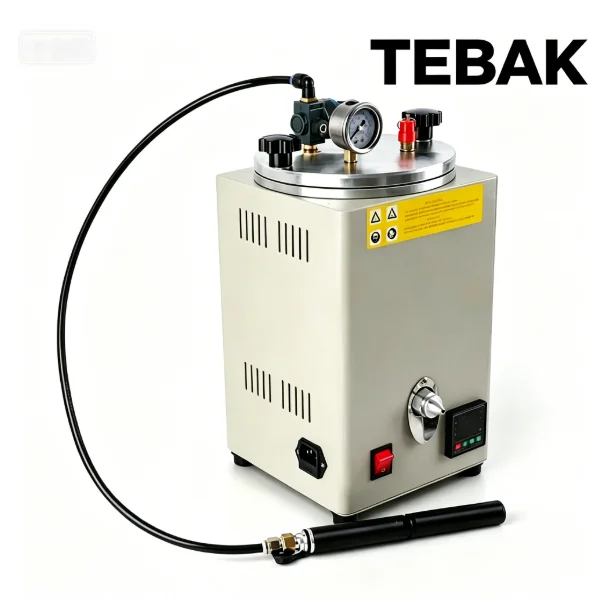TEBAK Digital Control Semi-automatic Wax Injection Machine - Portable Machine for Forming Wax Molds of Jewelry Items