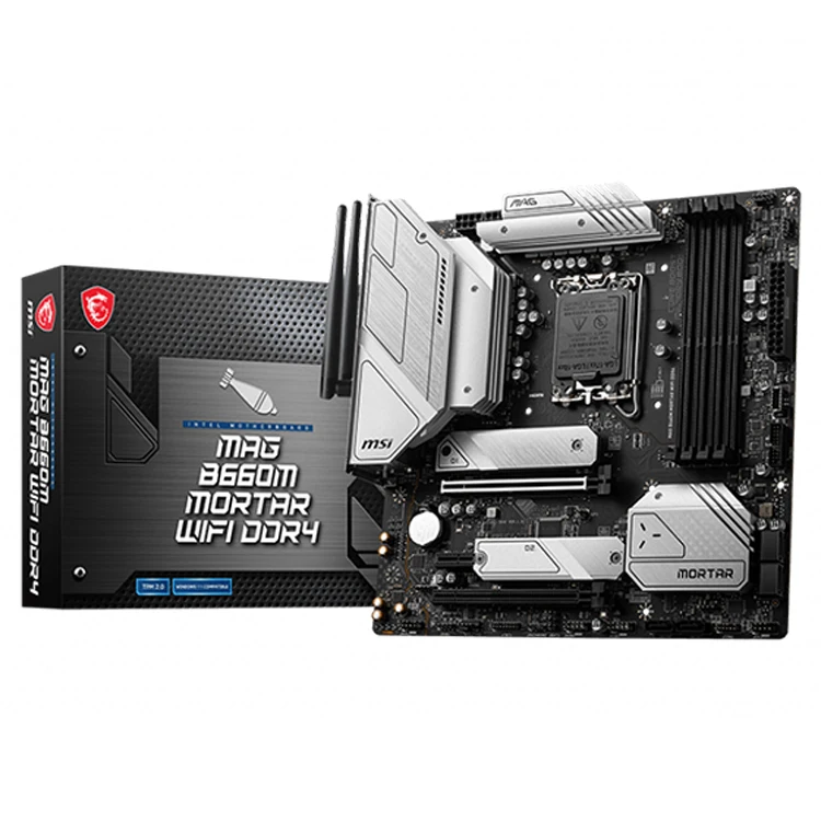 MSI MAG B660M MORTAR WIFI DDR4マザーボードはLGA1700ソケットを 