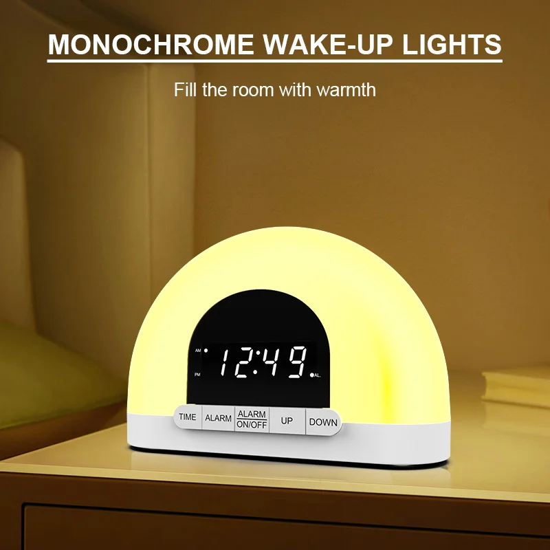 Astronaut Sunrise Alarm Clock For Kids, Heavy Sleepers, Bedroom, White Noise Sound Machine With 30 Soothing Sounds, 22 Dimmable Nightlights, Dual Alarms, Wake Up Light, Gift Idea(Blue+Remote Control