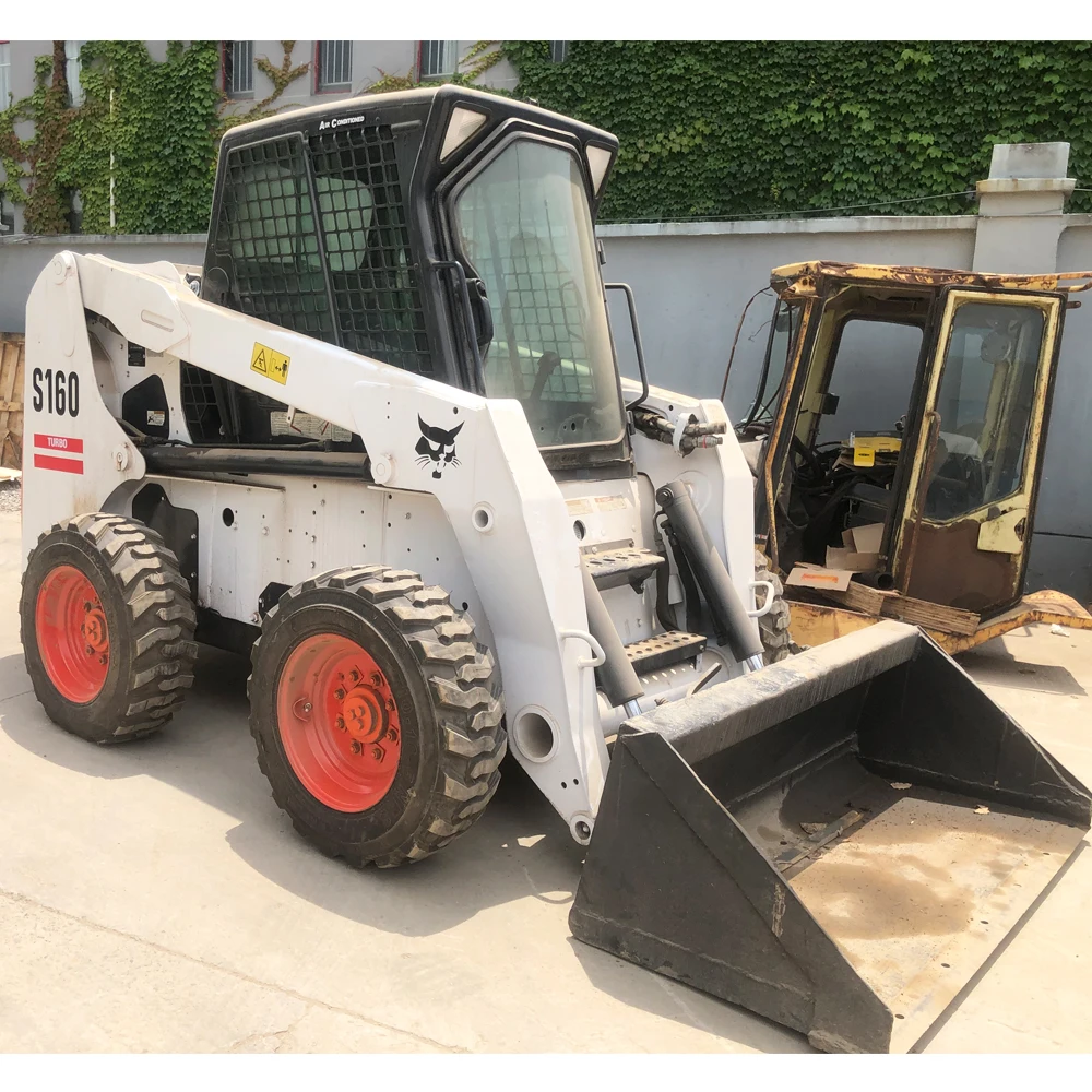 Low Price Used Bobcat Loader S160 S300 S220 S180 Mini Loader Skid Steer