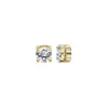 Gold round clear