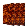 3pcs tortoise acrylic sheet